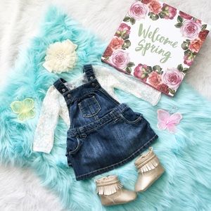 Denim overalls